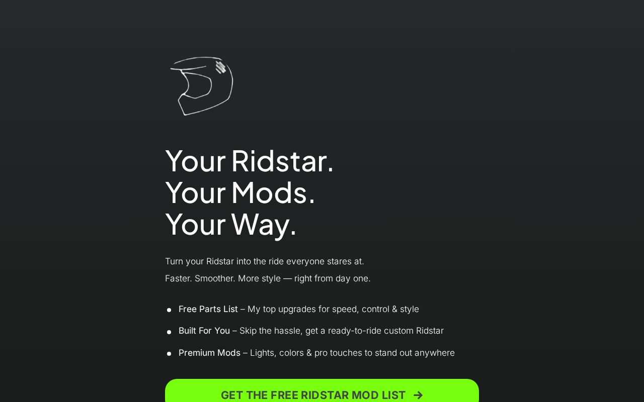 My Ridstar